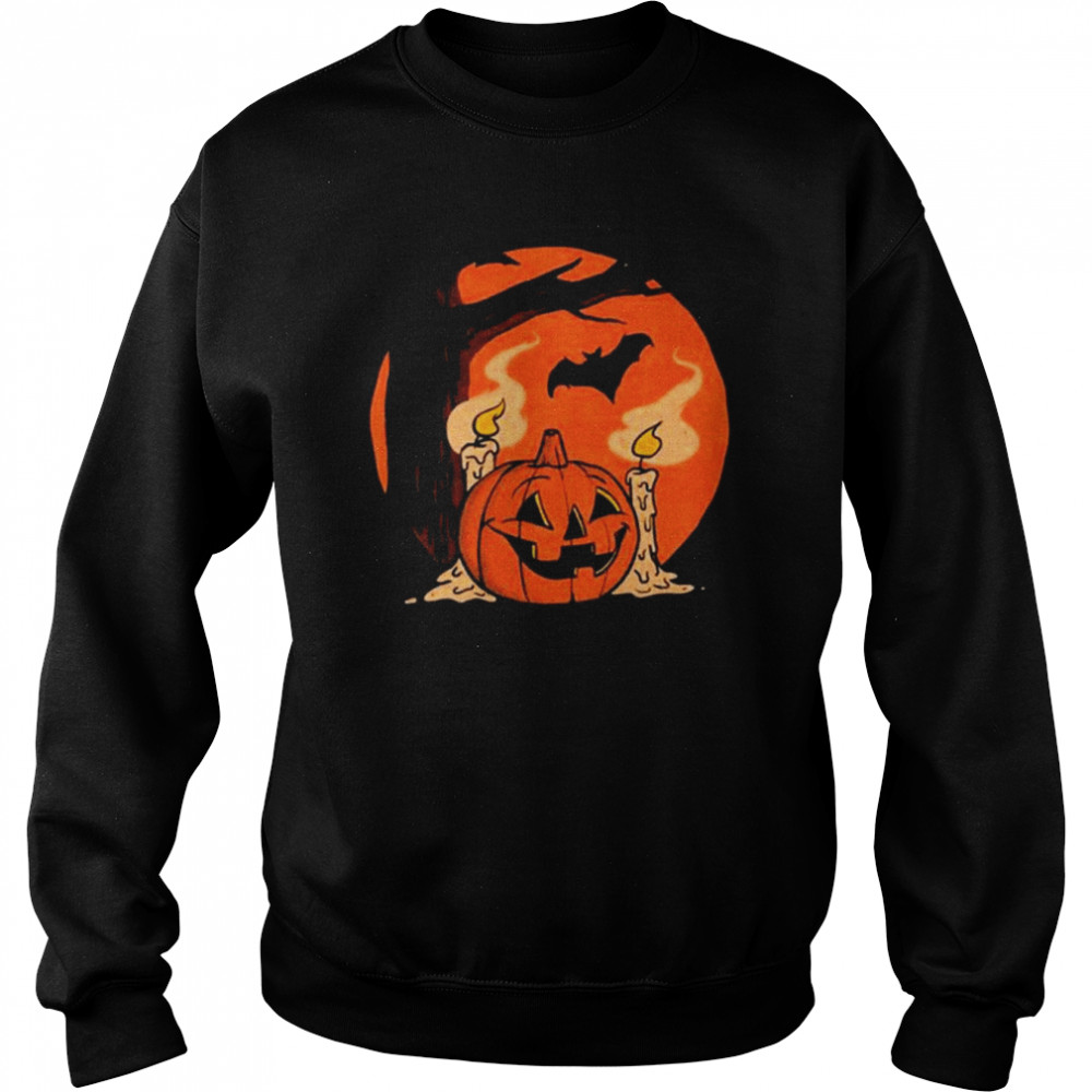 Pumpkin Halloween Vintage Art Shirt Unisex Sweatshirt