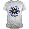 Red Hot Chili Peppers Distressed Outlined Asterisk  Classic Men's T-shirt