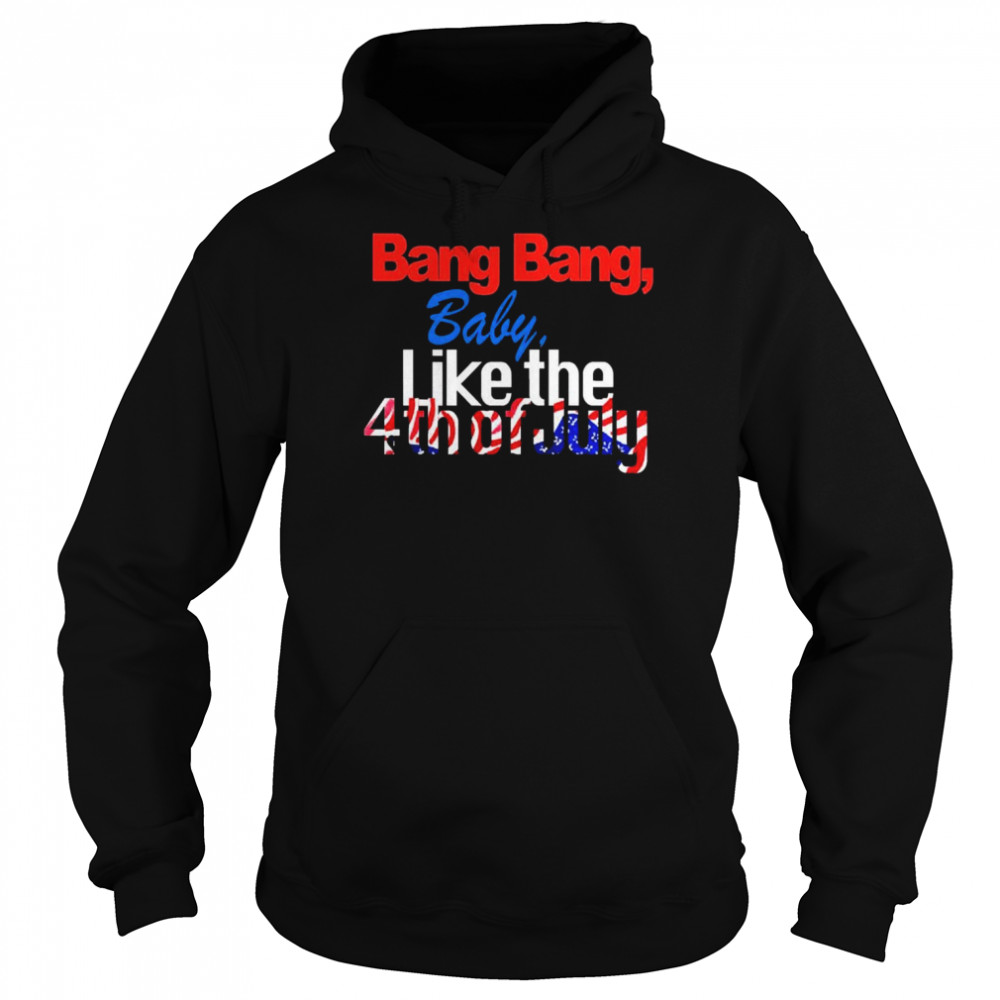 Red White You By Steven Tyler Bang Bang Lyrics Shirt Unisex Hoodie