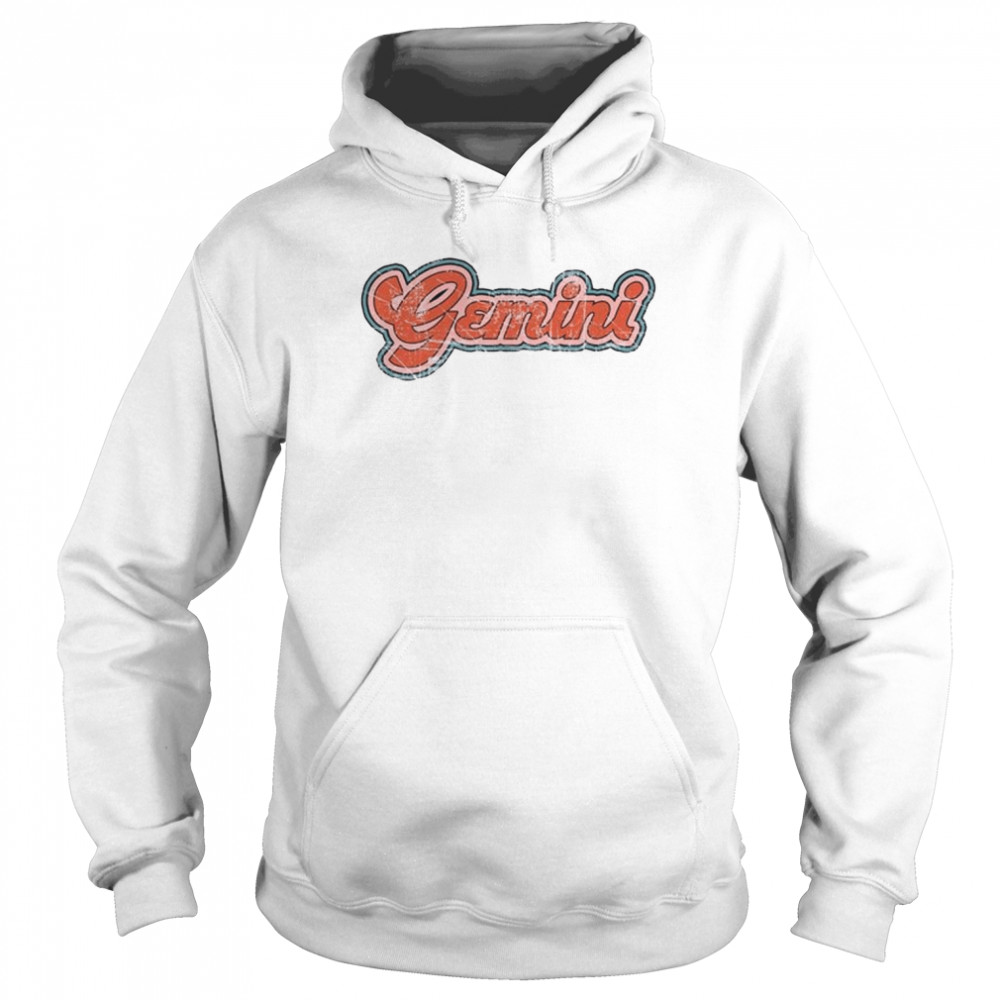 Retro Gemini  Unisex Hoodie