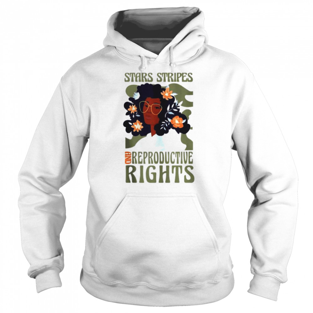 Retro Pro Choice Feminist Stars Stripes Reproductive Rights  Unisex Hoodie