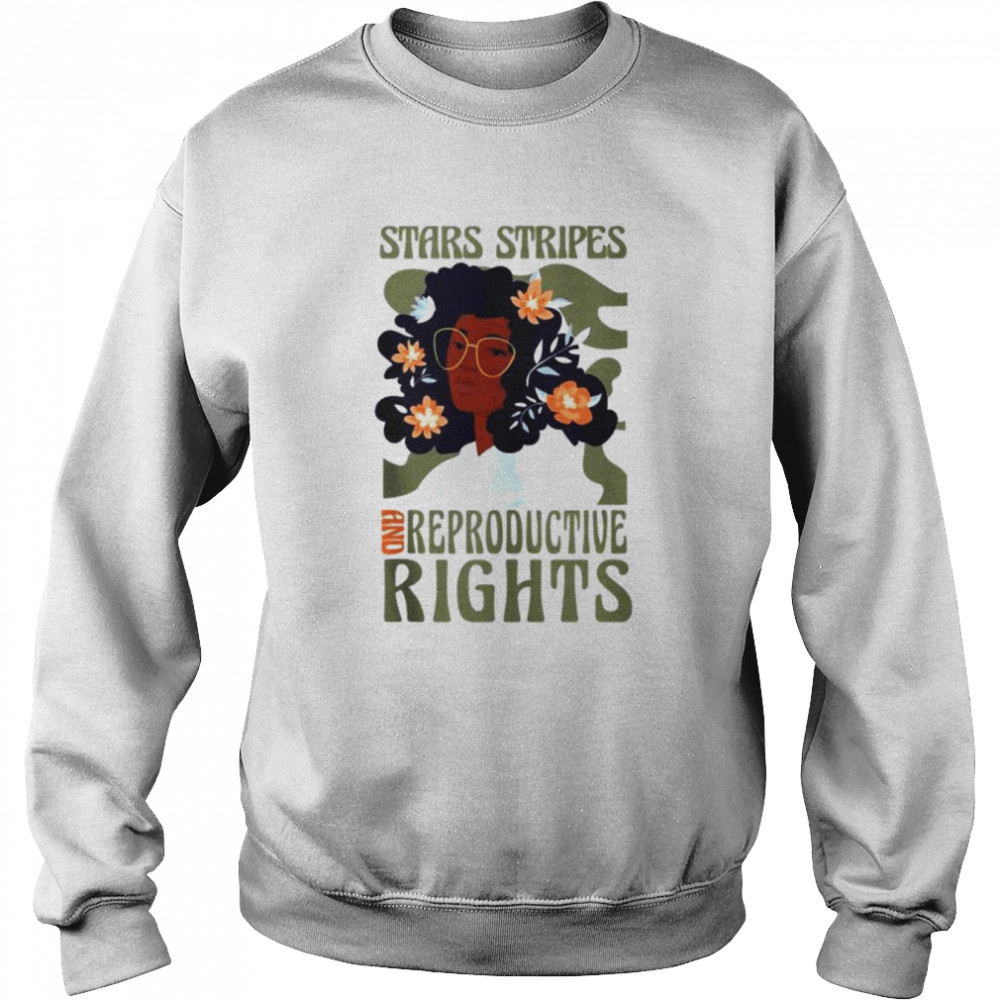 Retro Pro Choice Feminist Stars Stripes Reproductive Rights  Unisex Sweatshirt