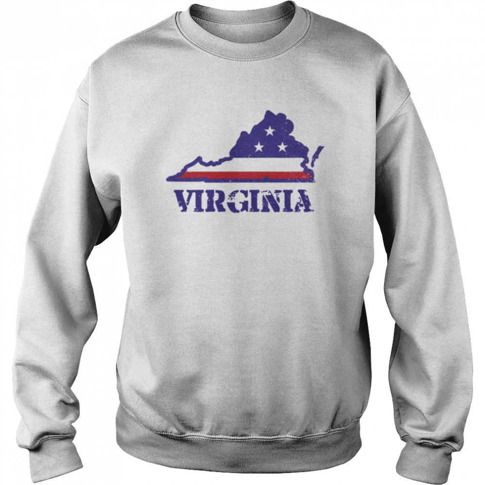 Retro Virginia State United States Of America  Unisex Sweatshirt