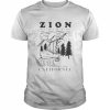 Road Trip Mount Zion National Park Utah Wilderness Waterfall Shirt Classic Men's T-shirt