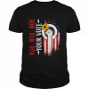 Roe Roe Roe Your Vote Strong America Flag  Classic Men's T-shirt