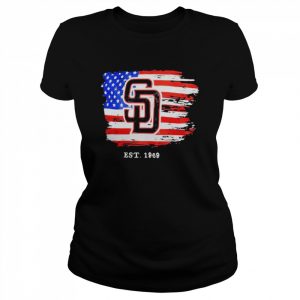 San Diego Padres Est 1969 4th Of July Shirt Classic Women's T-shirt