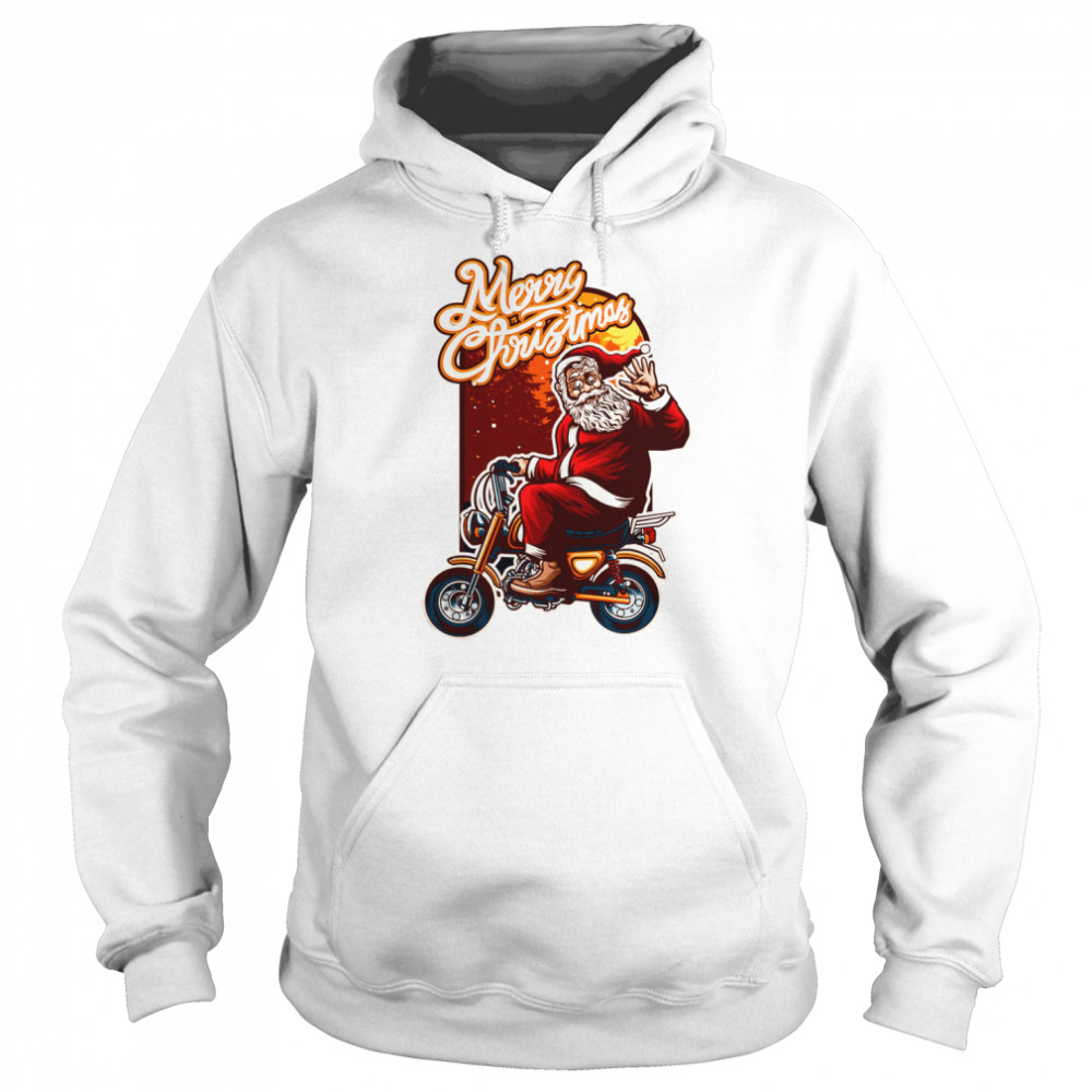 Santa Merry Christmas  Unisex Hoodie