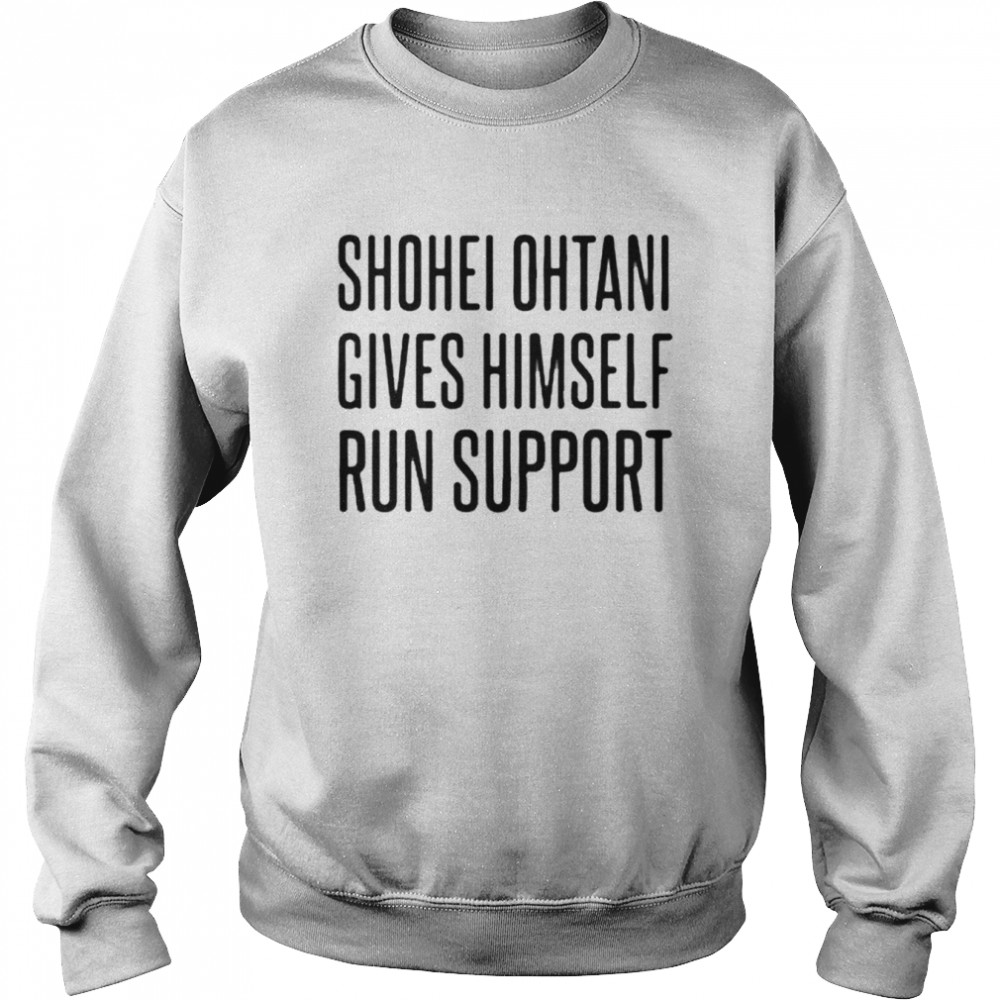 Shohei Ohtani Gives Himself Run Support  Unisex Sweatshirt