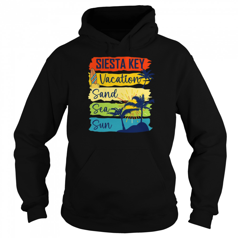 Siesta Key Florida Island Beach Vacartion Sand Sea Sun  Unisex Hoodie