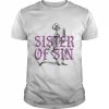 Sister Of Sin Skull Shirt Classic Men's T-shirt