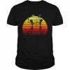 Skeleton Playing Volleyball halloween vintage  Classic Men's T-shirt