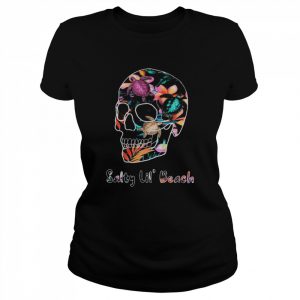 Skull salty lil’ beach  Classic Women's T-shirt