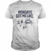 Sloth Mondays got me like t- Classic Men's T-shirt