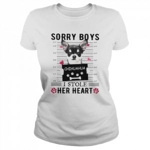 Sorry Boys I Stole Her Heart Chihuahua Dog Shirt Classic Women's T-shirt