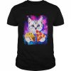 Space Cat Pizza And Tacos Shirt Classic Men's T-shirt