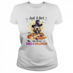 Spinone Italiano Just A Girl Who Loves Dogs And Halloween Shirt Classic Women's T-shirt