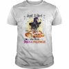 Standard Schnauzer Just A Girl Who Loves Dogs And Halloween Shirt Classic Men's T-shirt