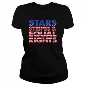 Stars Stripes And Reproductive Rights Feminist US flag Shirt Classic Women's T-shirt