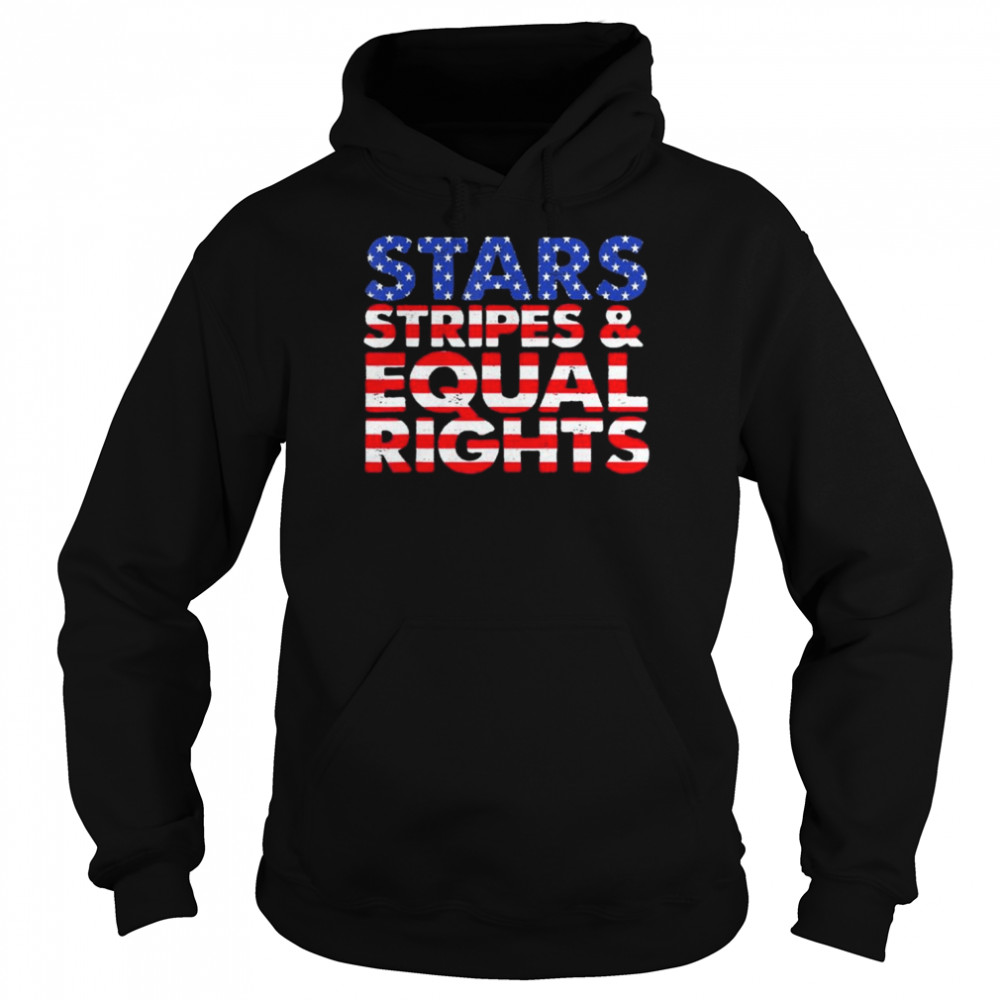 Stars Stripes And Reproductive Rights Feminist US flag Shirt Unisex Hoodie