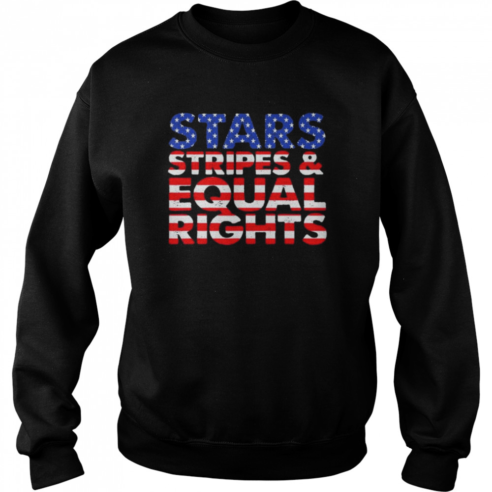 Stars Stripes And Reproductive Rights Feminist US flag Shirt Unisex Sweatshirt