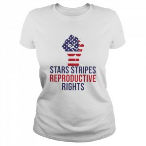 Stars Stripes Reproductive Rights Women American Feminist  Classic Women's T-shirt