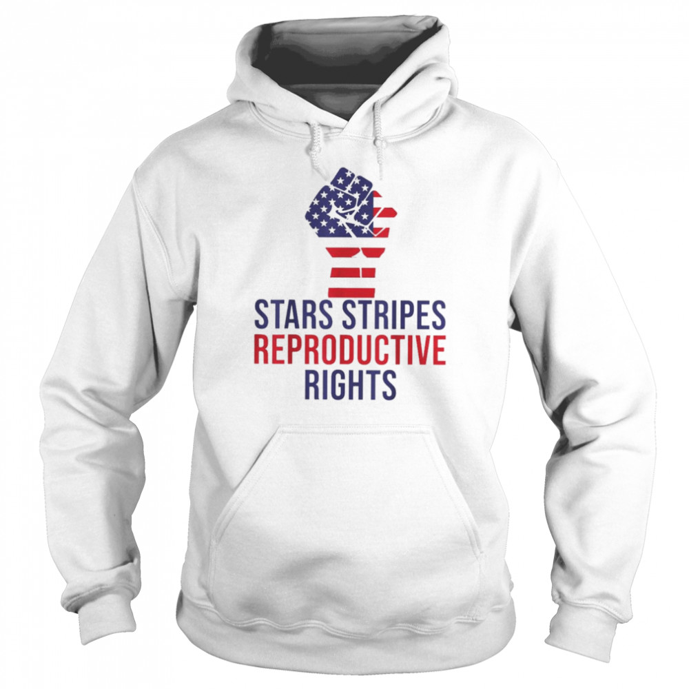 Stars Stripes Reproductive Rights Women American Feminist  Unisex Hoodie