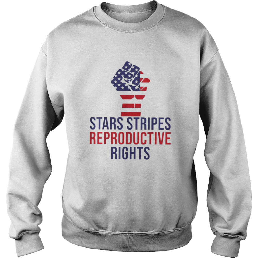 Stars Stripes Reproductive Rights Women American Feminist  Unisex Sweatshirt