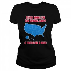 States Where You Can Conceal Carry Shirt Classic Women's T-shirt