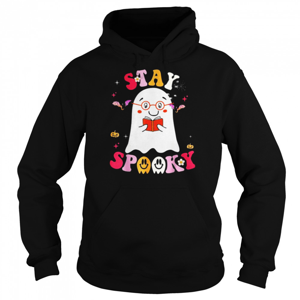 Stay spooky cute ghost with flowers halloween costume  Unisex Hoodie