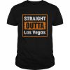 Straight Outta Las Vegas Nevada USA Retro Distressed Vintage T-Shirt Classic Men's T-shirt