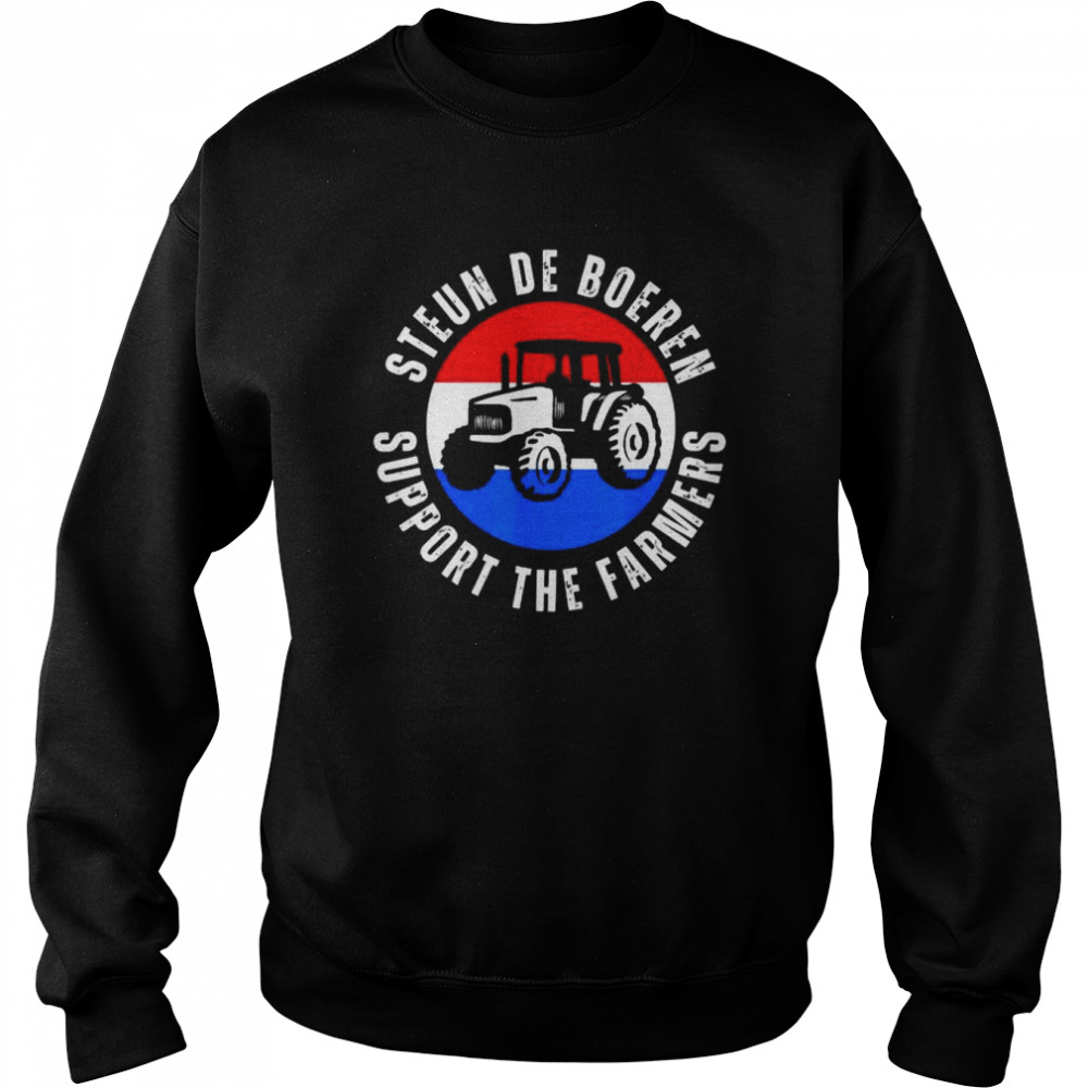 Support the farmers the netherlands political protest  Unisex Sweatshirt