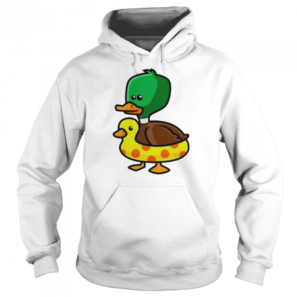 Swimming Duck In Training T-Shirt Unisex Hoodie