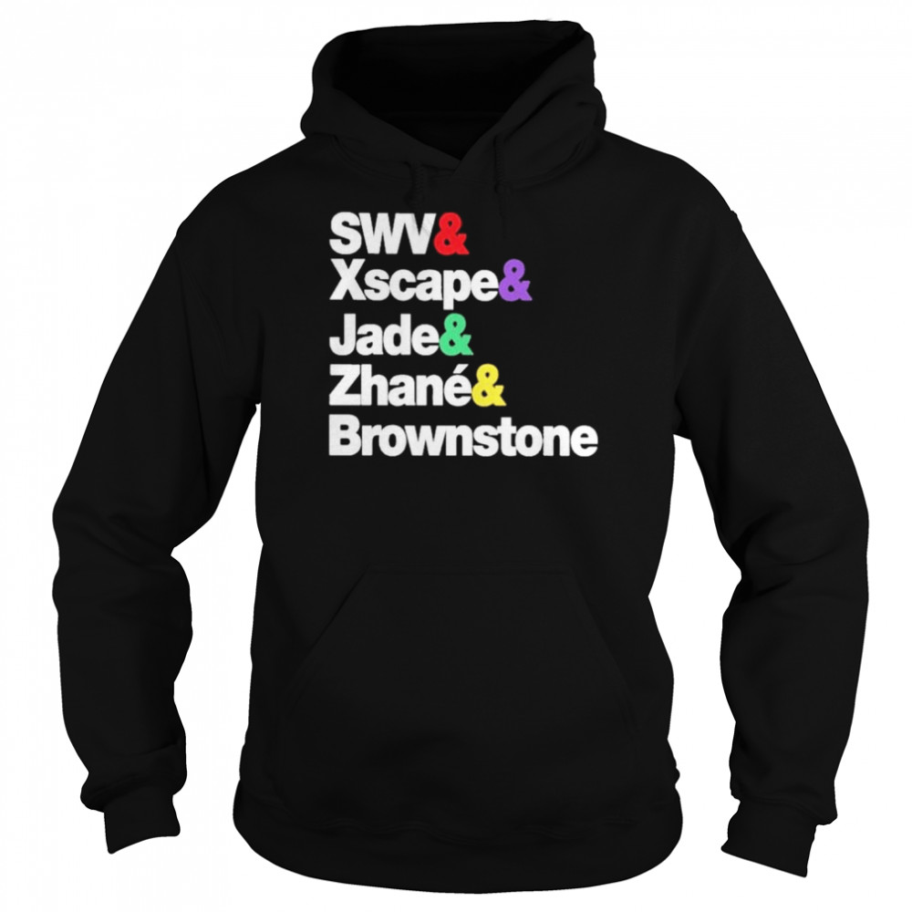 Swv xscape jade zhane brownstone  Unisex Hoodie