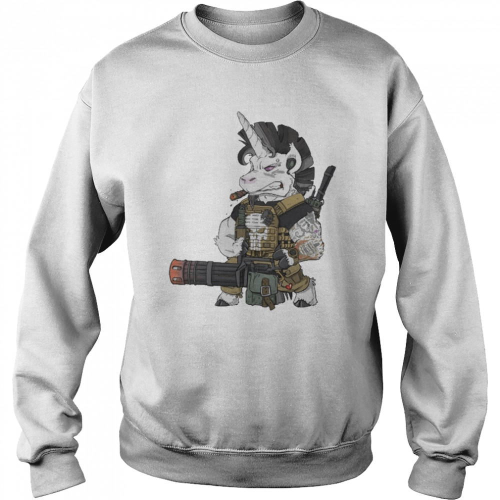 Tactical Airsoft Milsim Guns Military Unicorn Patriot Shirt Unisex Sweatshirt