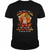 Tan Chihuahua once upon a time there was a Girl who really loved Dogs and Halloween it was me the end  Classic Men's T-shirt