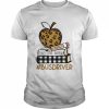 Teach Love Inspire Bus Driver leopard  Classic Men's T-shirt