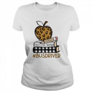 Teach Love Inspire Bus Driver leopard  Classic Women's T-shirt