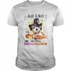 Teddy Bear Dog Just A Girl Who Loves Dogs And Halloween Shirt Classic Men's T-shirt