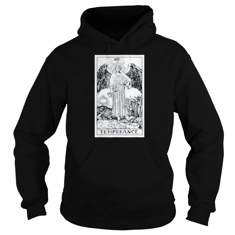 Temperance Art Tarot Card  Unisex Hoodie