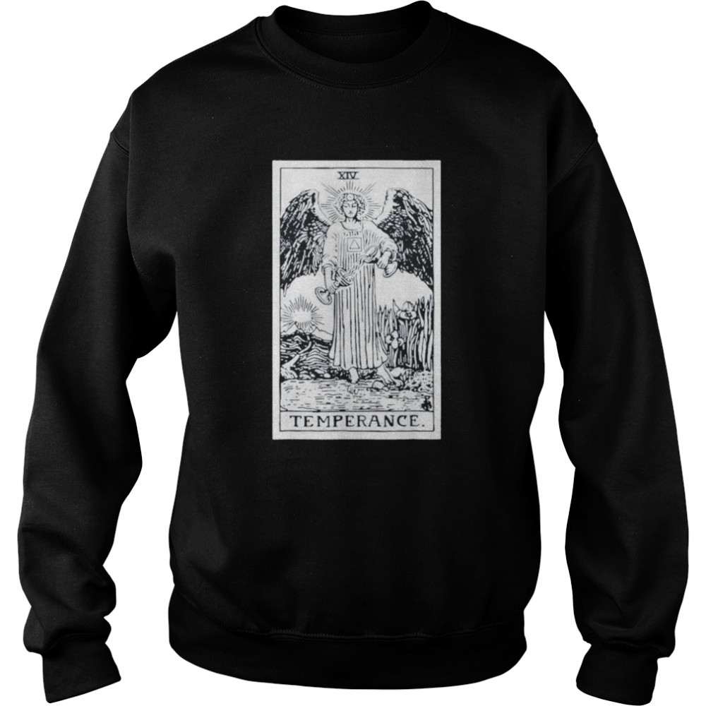 Temperance Art Tarot Card  Unisex Sweatshirt