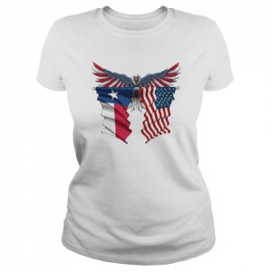 Texas American Flag Eagle United State  Classic Women's T-shirt