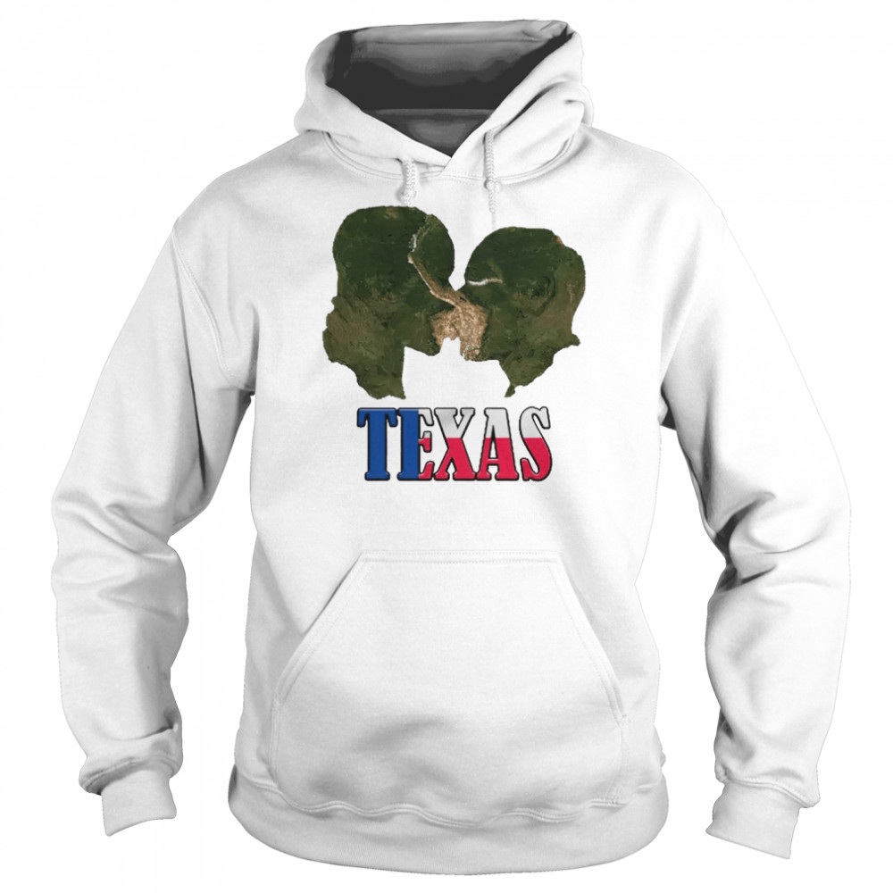 Texas State kissing  Unisex Hoodie