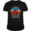 That’s What I Do I Fix Stuff And I Know Vintage Retro Shirt Classic Men's T-shirt