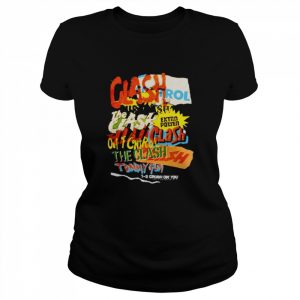 The Clash Repeating Text Vintage  Classic Women's T-shirt