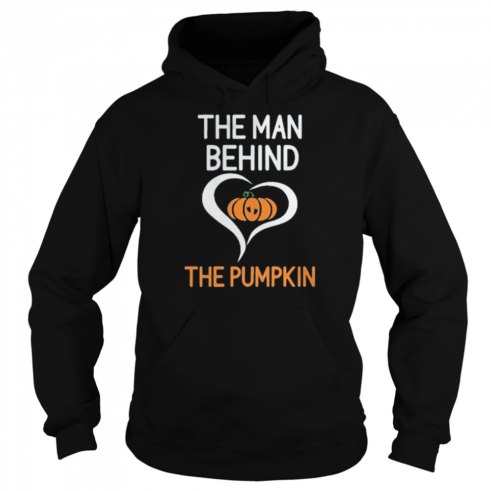 The Man Behind The Pumpkin Shirt Unisex Hoodie