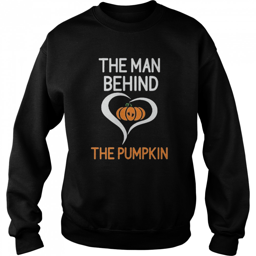 The Man Behind The Pumpkin Shirt Unisex Sweatshirt