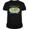 The World Is A Cat Playing With Australia T-Shirt Classic Men's T-shirt