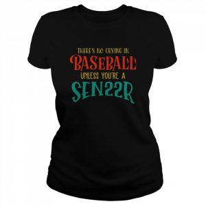 There’s no crying in Baseball unless you’re a Sen22r Mom 2022 vintage  Classic Women's T-shirt