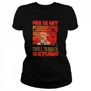 This is my Brown Pitbull Costume vintage Halloween  Classic Women's T-shirt