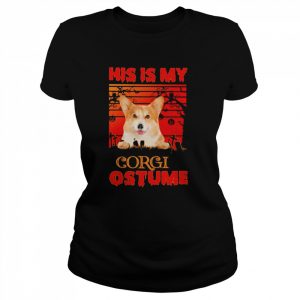 This is my Corgi Costume vintage Halloween  Classic Women's T-shirt